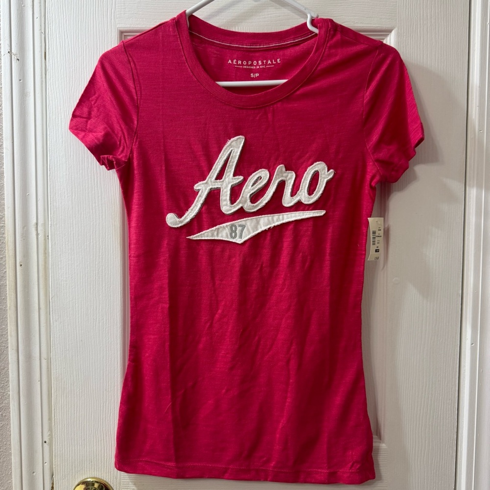 $20/2 NWT AEROPOSTALE Short Sleeves shirt, Hot Pink, Small